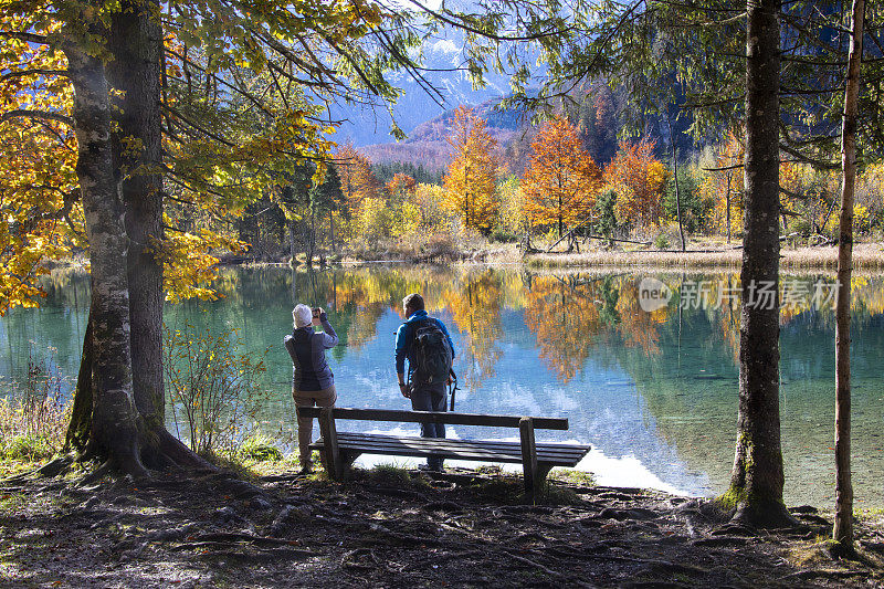 Almsee Grünau im Almtal Salzkammergut